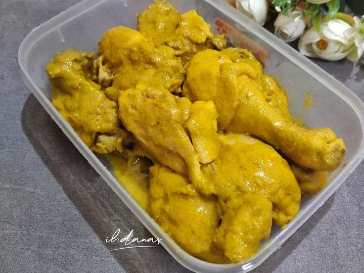 Cara Gampang Membuat Resep Ayam Ungkep Bumbu Kuning Sedaap (Stok Frozen) yang Lezat Sekali Anti Ribet, Lezat Sekali