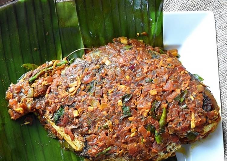 Recipe of Meen(fish 🐠) Polichadhu in 18 Minutes for Family