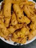 Crispy Green Chilli Pakora/Mirchi Vada