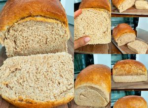 Foto resep Whole-Wheat Bread / Roti Gandum No Mixer dan No Ulen Lama2☺️