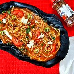 A picture of Soupy Tangy Speghetti.
