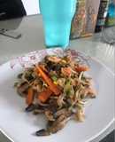 Chop Suey con Gambas