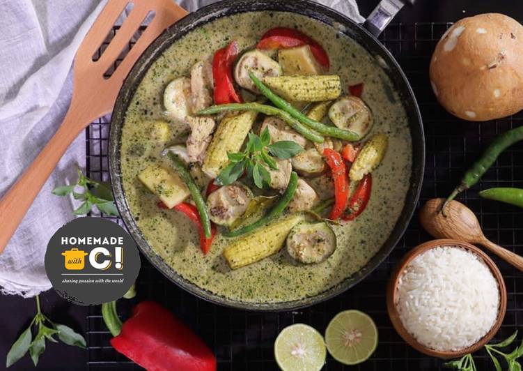 Resep Homemade Thai Chicken Green Curry Anti Gagal