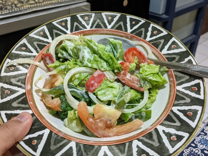 Cara Simple Menyiapkan Resep  Simple Caesar Salad yang Lezat Sekali, Enak