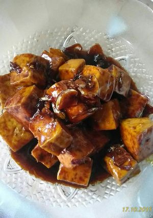 Foto resep tumis tahu kecap sederhana