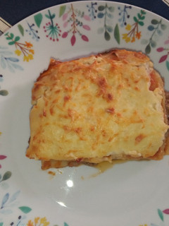 Una foto de Lasaña casera al horno