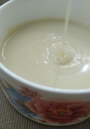 A picture of Home made Condensed milk.