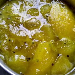 A picture of Green mango delight.