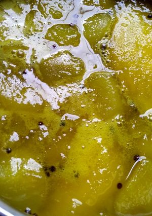 A picture of Green mango delight.