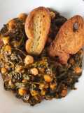 Espinacas con garbanzos estilo sevillano