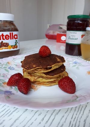 O poză a rețetei Pancakes vegane.