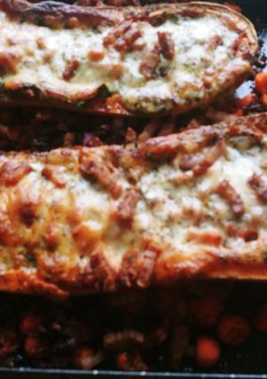 Una foto de Zapallo anco relleno (apto celiacos)