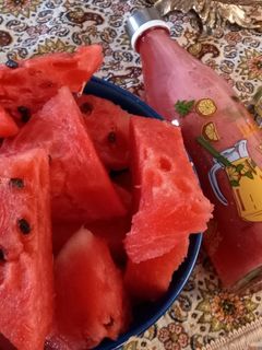 عکسی از دستور برش هندوانه🍉🍉🍉