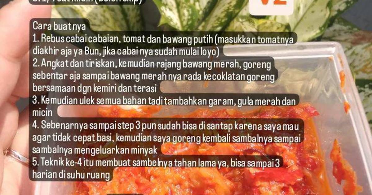 Resep Sambal Pecel Ayam V2 Oleh Intan Rinjani - Cookpad