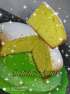 Una foto de Torta matera de naranja