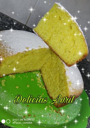 Una foto de Torta matera de naranja