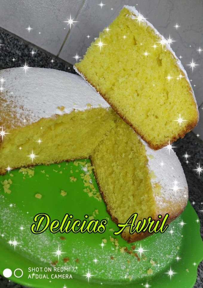 Una foto de Torta matera de naranja