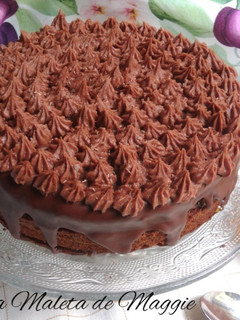 Una foto de Bizcocho de chocolate con naranja