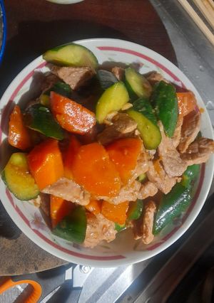味增豬肉炒時蔬 的食譜成品照片