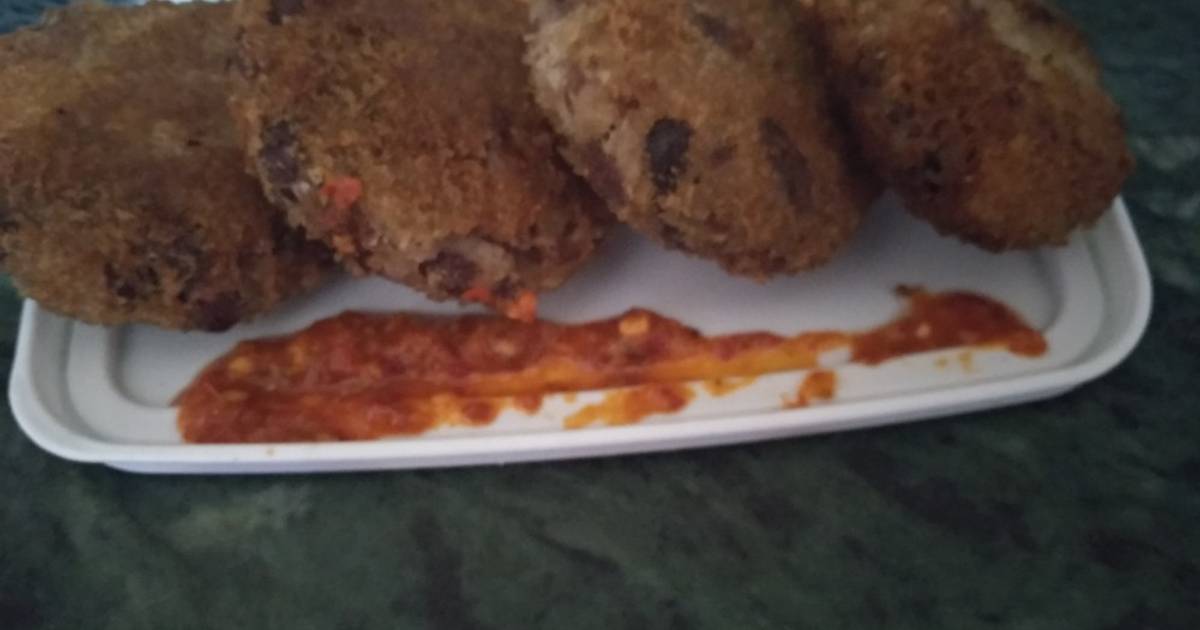Arancini bean patty Mexican style Recipe by Sana Irfan Cookpad