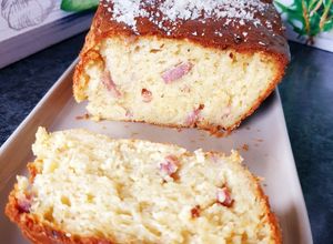 Une photo de Cake salé façon flammekueche cuisson à l'air fryer 😋