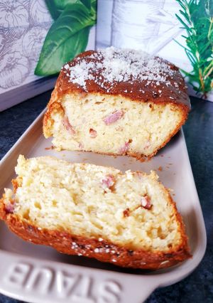 Une photo de Cake salé façon flammekueche cuisson à l'air fryer 😋