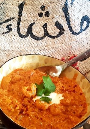 A picture of Quick prawns curry.