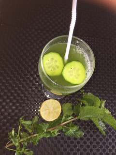 A picture of Mint cucumber cooler.