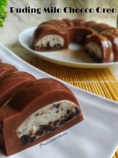 Foto resep Puding Milo Choco Oreo