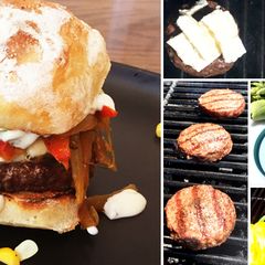 Grilled Wagyu Beef Fajita Sliders with Queso Fresco A picture of Grilled Wagyu Beef Fajita Sliders with Queso Fresco.