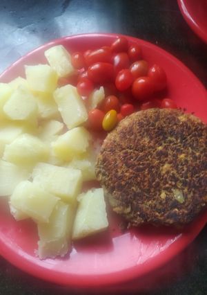Una foto de Hamburguesas de garbanzos y lentejas
