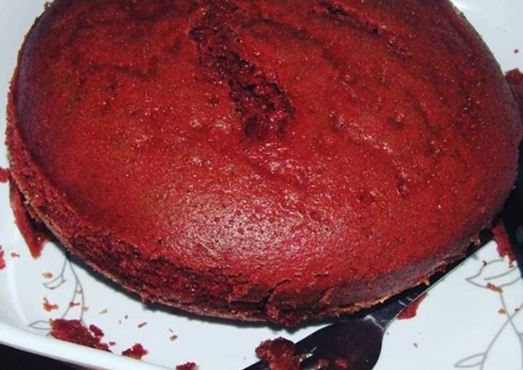 Steamed Red Velvet Cake