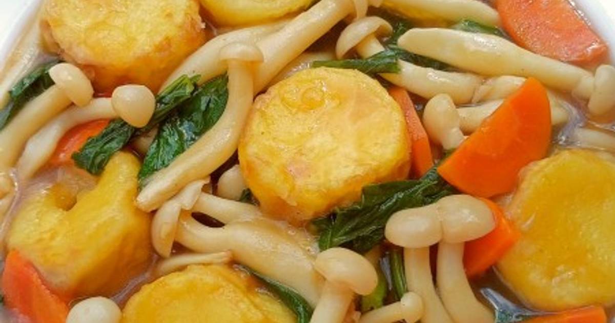 Resep Sapo Tofu Jamur Shimeji oleh 𝗕𝘂𝗻𝗱𝗮 𝗞𝗶𝗿𝗮𝗻𝗮 Cookpad