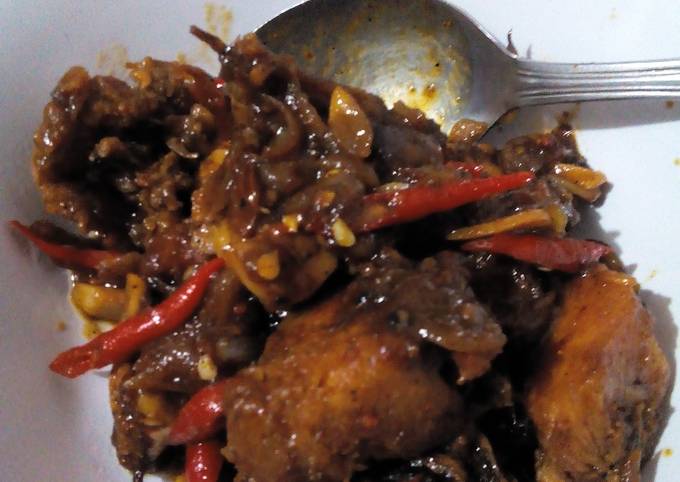 Ayam rica rica bumbu simpel