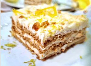 Foto principal de Postre saludable de limón y galletas