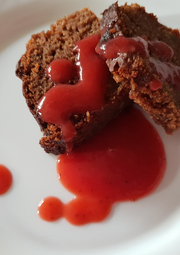 Una foto de Bizcocho de chocolate y yogurt
