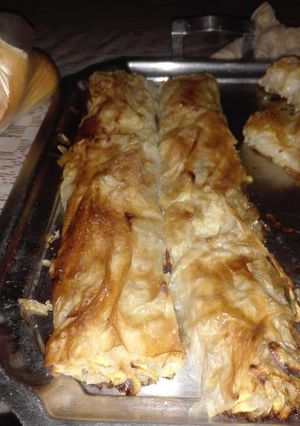 Una foto de Banitsa de manzana