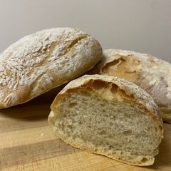 A picture of Homemade Ciabatta.