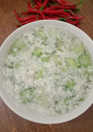 Foto resep Sup oyong putih telur