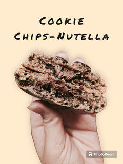 Una foto de Galletas con chips y Nutella estilo NY