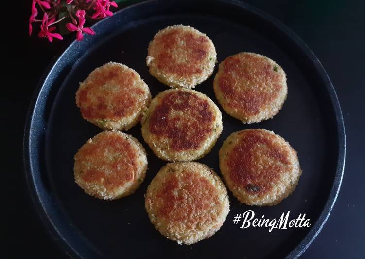 Paneer-Sprouts Tikkis