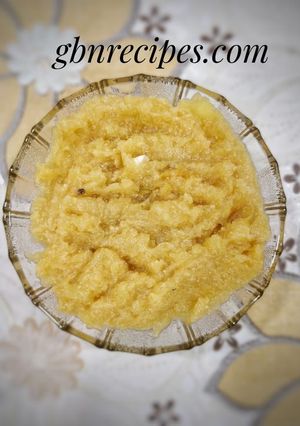 A picture of Apple Halwa.