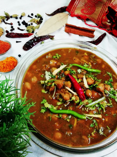 ऑयल फ्री अमृतसरी छोले (oil free amritsari chole recipe in Hindi) रेसिपी मुख्य फोटो
