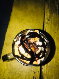 Foto resep Es delfi roti simpel