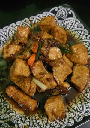 Foto resep Tahu Dorokdok (kerupuk kulit) bumbu bacem