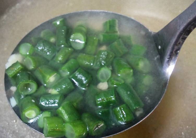 Resep Sayur Kuah Kacang Panjang Anti Gagal