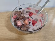 A picture of cocoa drink