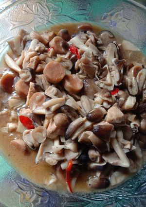 Foto resep Tumis jamur merang sawit