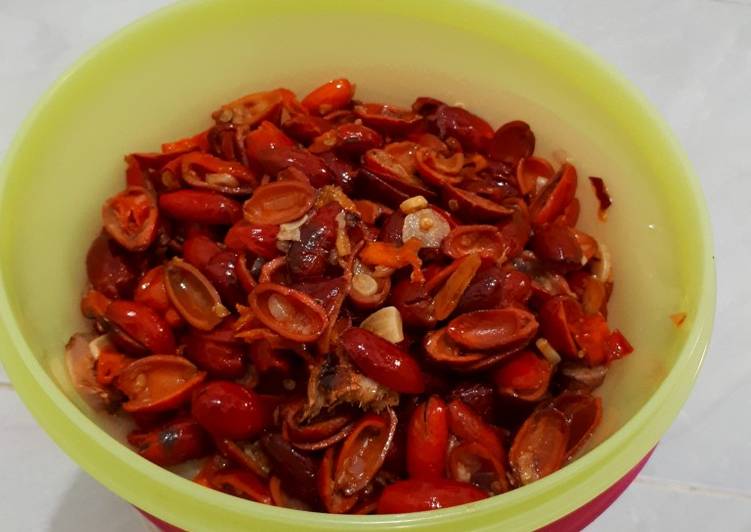 Resep Tumis Kulit Melinjo Pedas Broken heart Anti Gagal