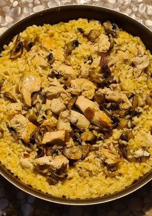 Une photo de Risotto à la dinde